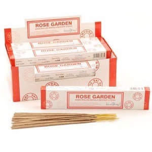 Røgelse Masala Rose Garden - Se flere Røgelsespinde og Spejle